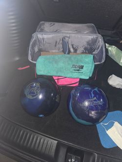 Bowling balls and Bag Lot $120 or best offer