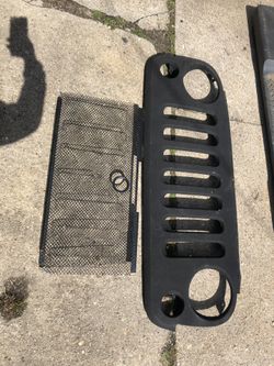 2013 4 door grill, grill insert and sidesteps