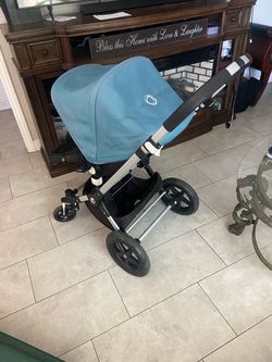 Bugaboo Cameleon 3 Baby Stroller with Blue Canopy