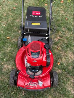 Almost new self propelled mower