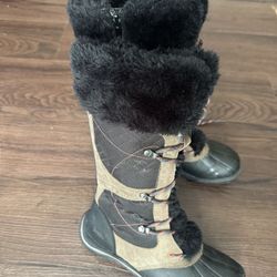 Like New Jambu Womens Broadway Insulated Waterproof Memory Foam Snow Boots 6us Or Kids 4us