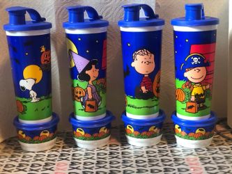 Snoopy Halloween Tupperware Cup