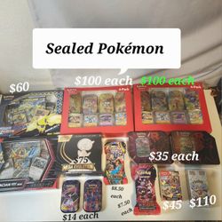 Sealed Pokémon Products