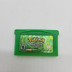 Pokemon Leaf Green Nintendo Gameboy Advance GBA Leafgreen