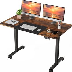 Electric Height Adjustable Standing Desk 55”
