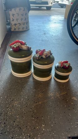 Kitchen Jars For Tea, Salt, Sugar Etc