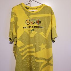 Nike Peace, Love & Basketball Tee, Mens Sz XXL $50, Pls Read Description!