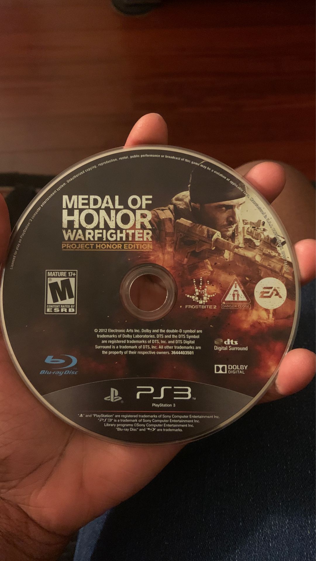 PS3 Medal of Honor WarFighter project honor edition