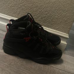 Jordan 6 rings black/red