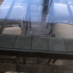 DINING TABLE 4 CHAIRS