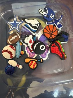 Sports Theme Shoe Charms Bundle