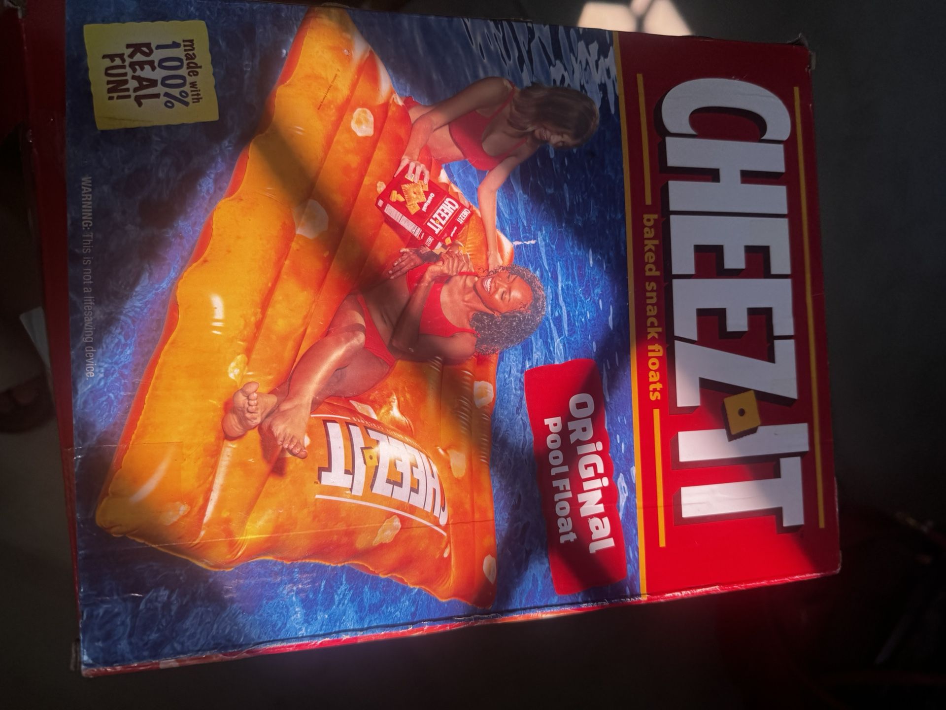 Cheez It Pool Float 