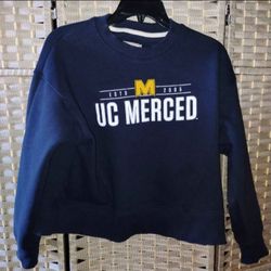 FIRM IN MERCED‼️UC Merced Navy Crewneck Sweatshirt size small