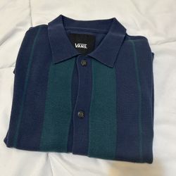 Vans Men’s Button Down Casual Shirt Size S