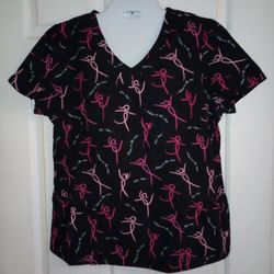 #18 • Scrubs Top Size M • by White Cross