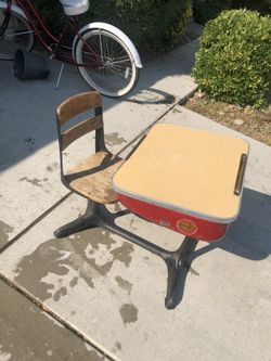 Old school desk
