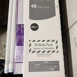 Free T-8 Fluorescent Bulbs New Pack 