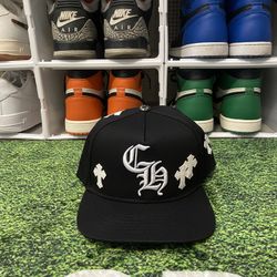 Chrome Hearts Hat Black Flat Bill