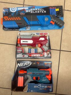 3 pack -foam dart blasters bundle -new!