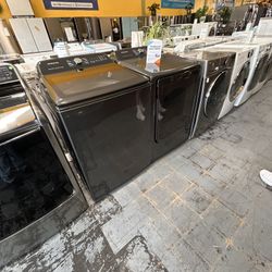 Lavadora Y Secadora Gris