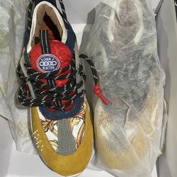 Versace chain reaction black multicolor rubber suede sale