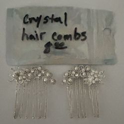 Crystal Hair Combs