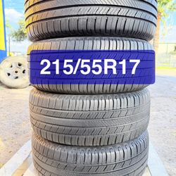 ⚠️‼️ SALE 215/55R17 MICHELIN DEFENDER 2 SET $260 CASH ‼️⚠️