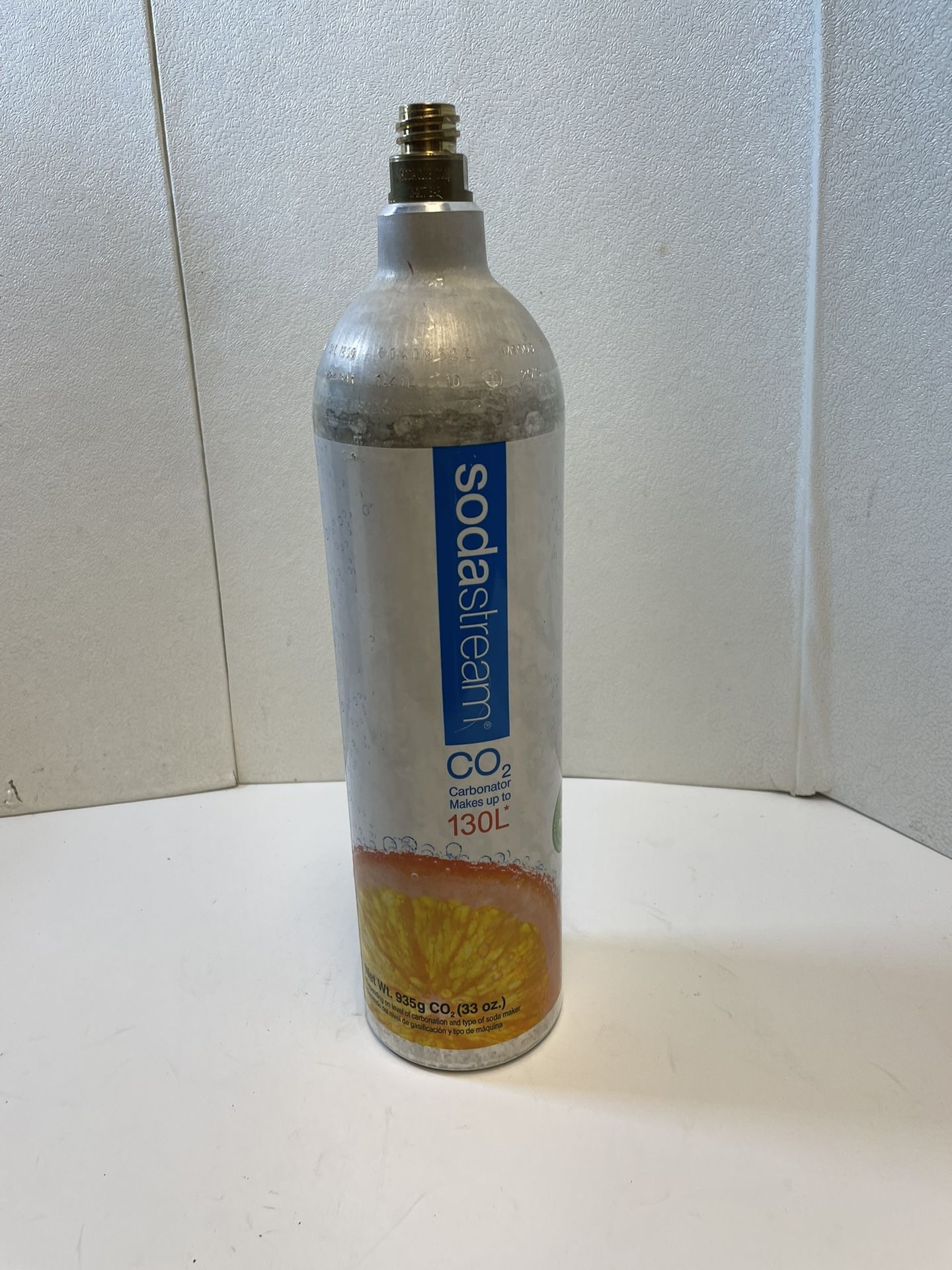 SodaStream 130L CO2 Carbonator Canister 33oz Empty Replacement Tank Soda Stream