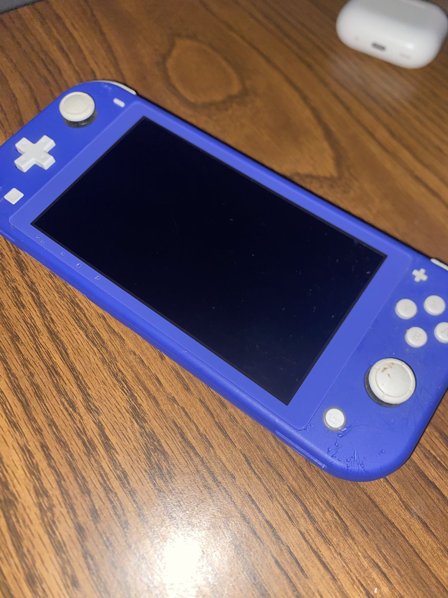 Blue nintendo switch lite