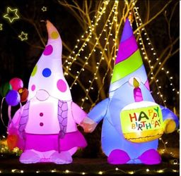 5FT Birthday Inflatable Gnomes