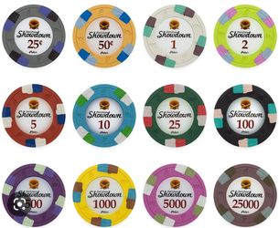 1550 Total Poker Chips 13.5g Brand New