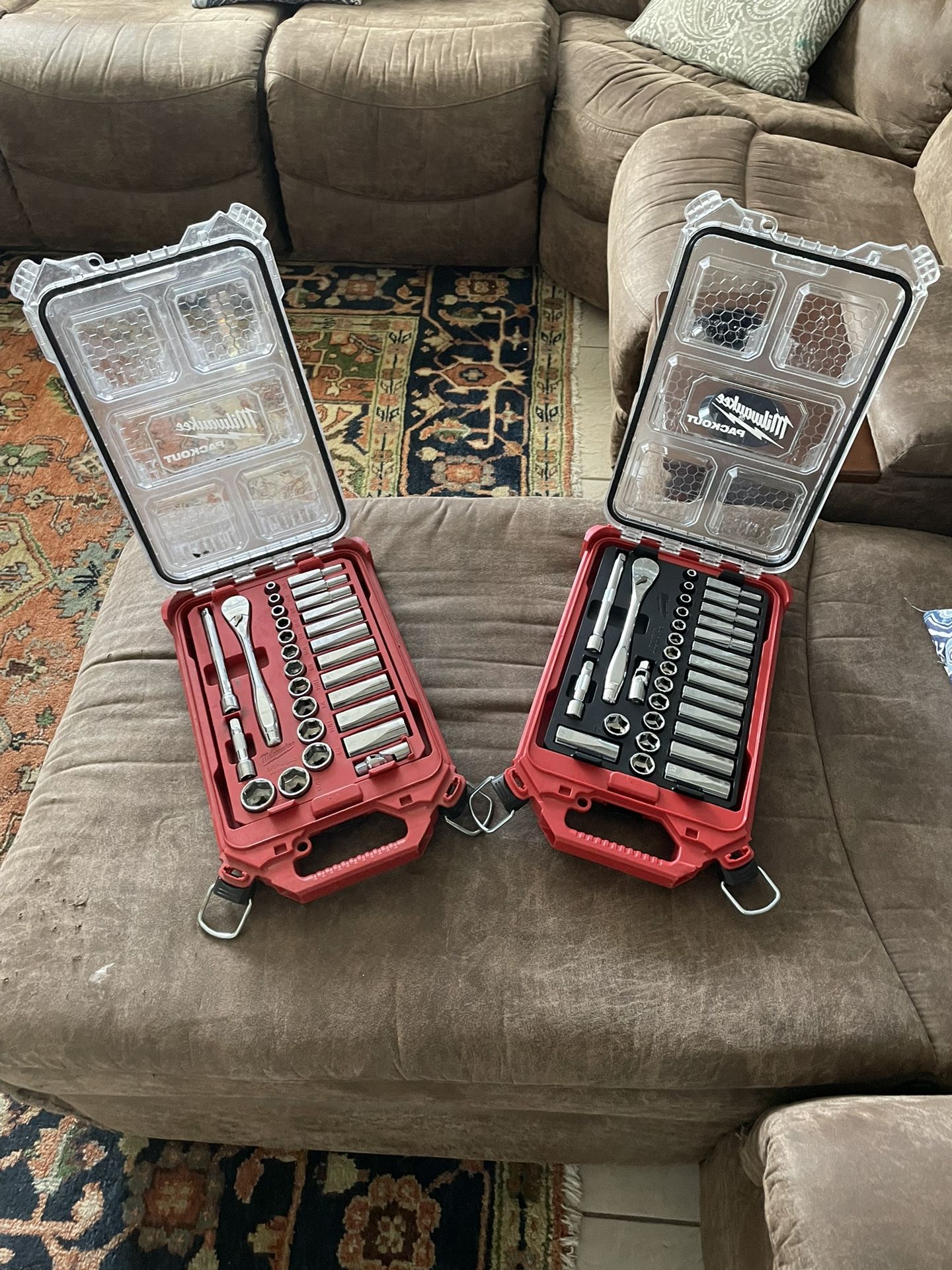 Milwaukee Packout SAE And Metric Socket Sets