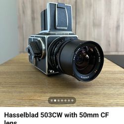 Hasselblad 503CW With 50mm CF Lens 