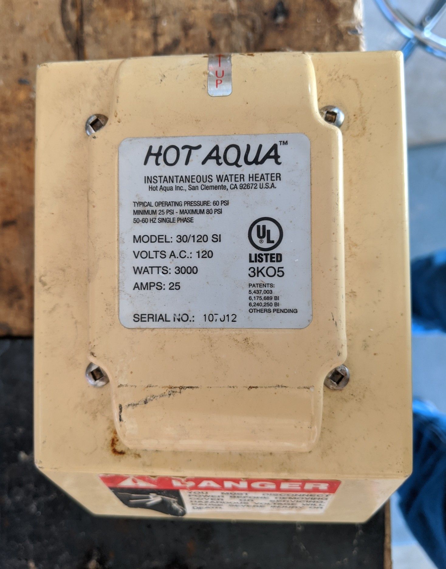 Hot Aqua 30/120 SI Tankless Water Heater