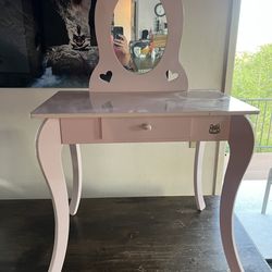 Kids makeup table
