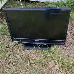 32” TV Flat With DVD Built In Also A 24”