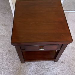 Cherry Colored Wood Stand (night/coffee/office)