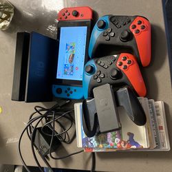 Nintendo switch red blue