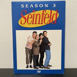 Seinfeld Season 3 DVD Box Set CIB Unrated Sony 2004
