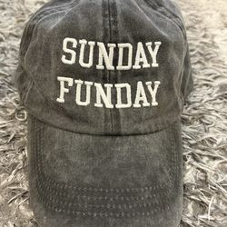 Gray “Sunday Funday” Adjustable Cap