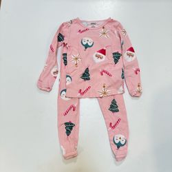 Christmas Holiday Caters Old Navy Toddler Girls Pajamas Sz 4T PJs