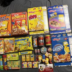 Large lot of the simpsons collectibles/promotionals