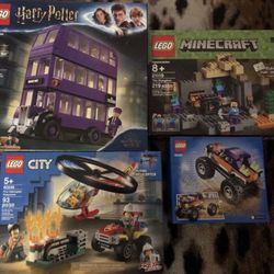 Legos (Minecraft, Harry Potter ,Lego City)