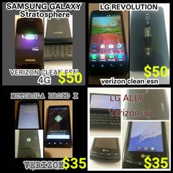 used verizon smartphones for sale