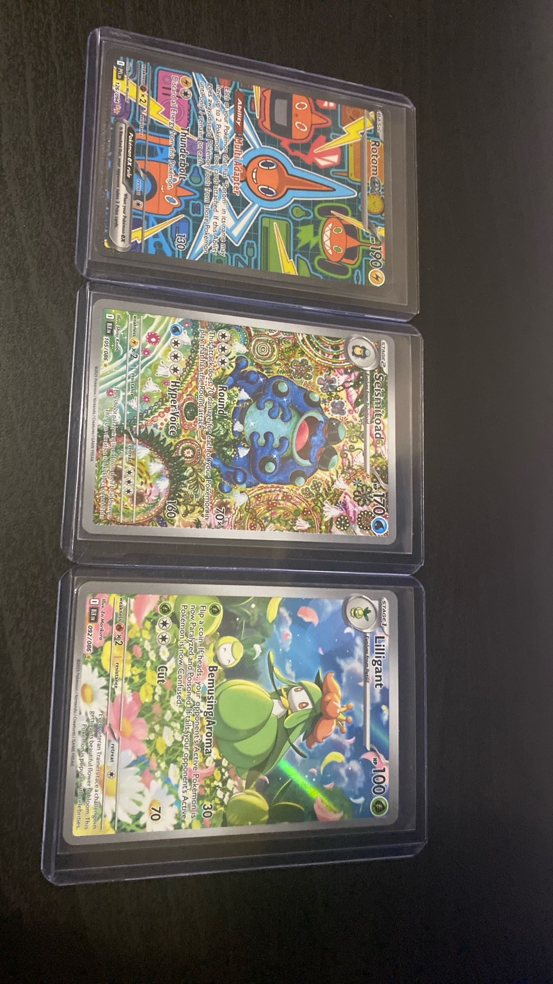 Pokemon Cards 1SIR and 2 IR