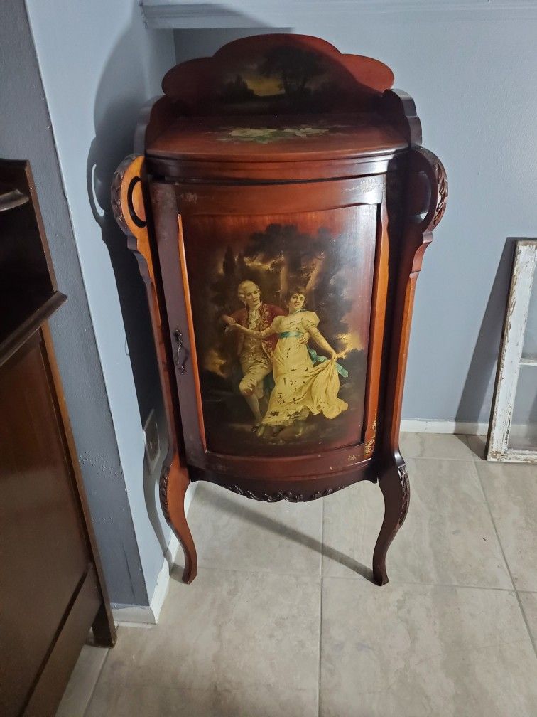 Antique Record Cabinet