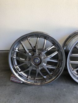 Chrome wheels