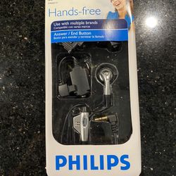 Philips SHI6601 Silver/Black In-Ear Headset for Multiple Phone Brands