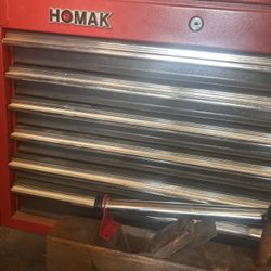 Homak Rolling Tool Chest With Tools