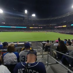  Aisle seats in left field 5th row in Section 130 for San Diego Padres $100 for the pair total…  Friday